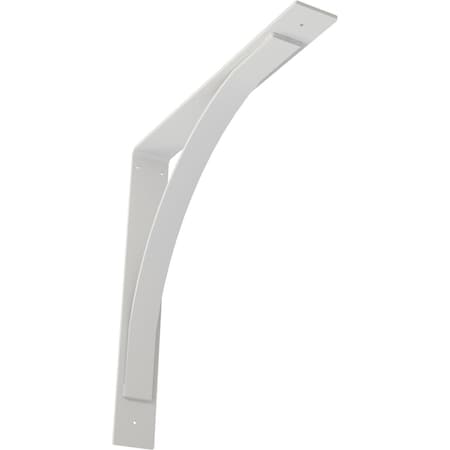 Ekena Millwork Morris Steel Bracket, White Primer 3"W x 22"D x 22"H BKTM03X22X22MOPWH